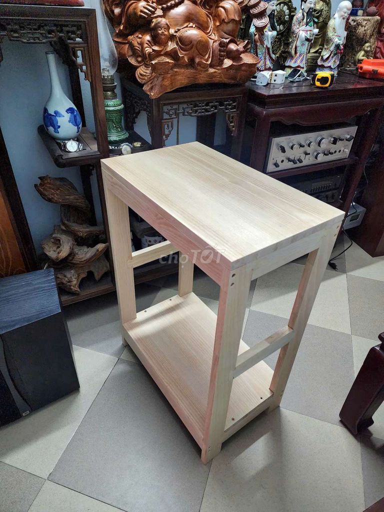 Kệ gỗ tự nhiên 70x50x30cm. Mua bán Tủ, kệ gia đình tại Thành phố Nam Định Nam Định được đăng bởi Hà Sơn hình 1