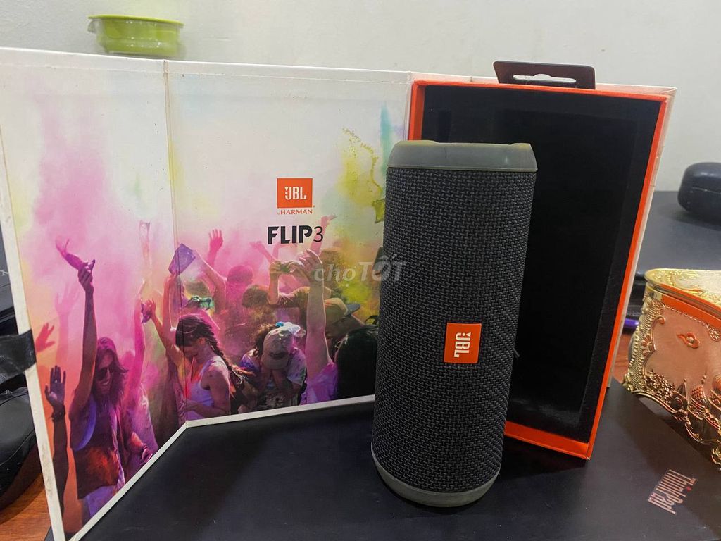 Loa Bluetooth JBL Flip 3 Đen. Mua bán Tivi, Âm thanh tại Quận Long Biên Hà Nội được đăng bởi Jerry Pham hình 1