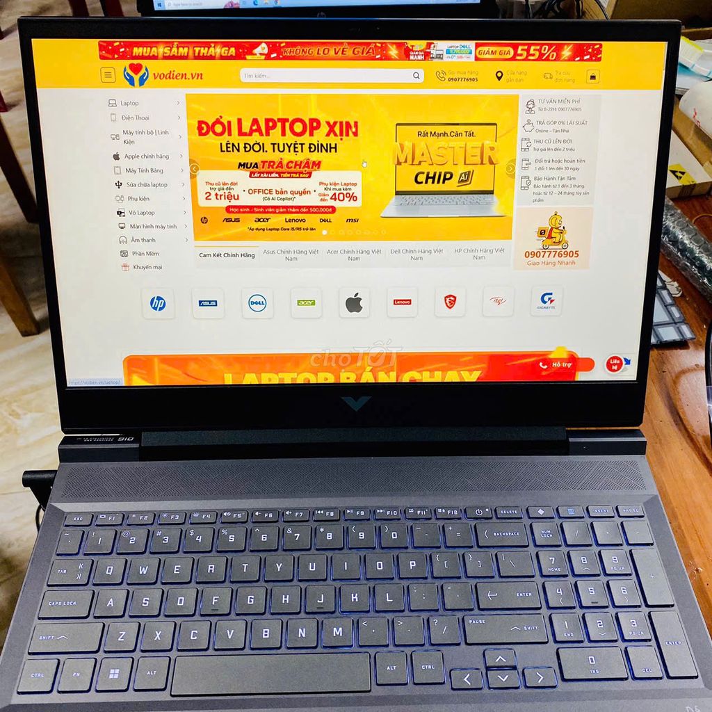 HP Victus 16-E1107AX R5-6600H 16GB/512GB RTX3050. Mua bán Laptop tại Quận Ninh Kiều Cần Thơ được đăng bởi Võ Diện hình 1