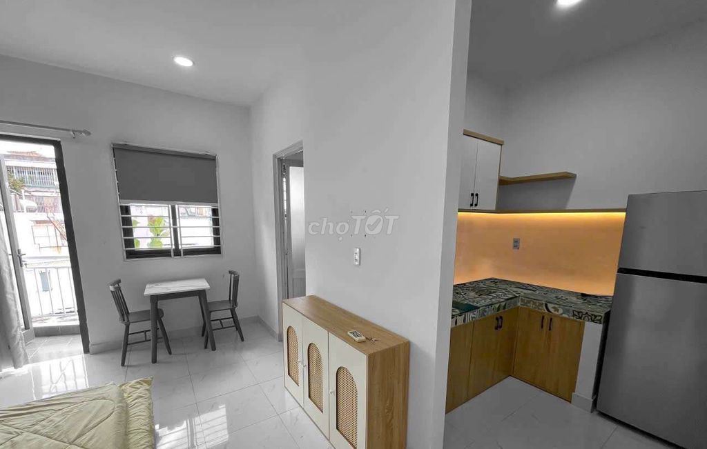 🔥NGÃ TƯ PHÚ NHUÂN-CĂN HỘ 1 PHÒNG NGỦ-BAN CÔNG-TÁCH BẾP-35M2-FULL NT