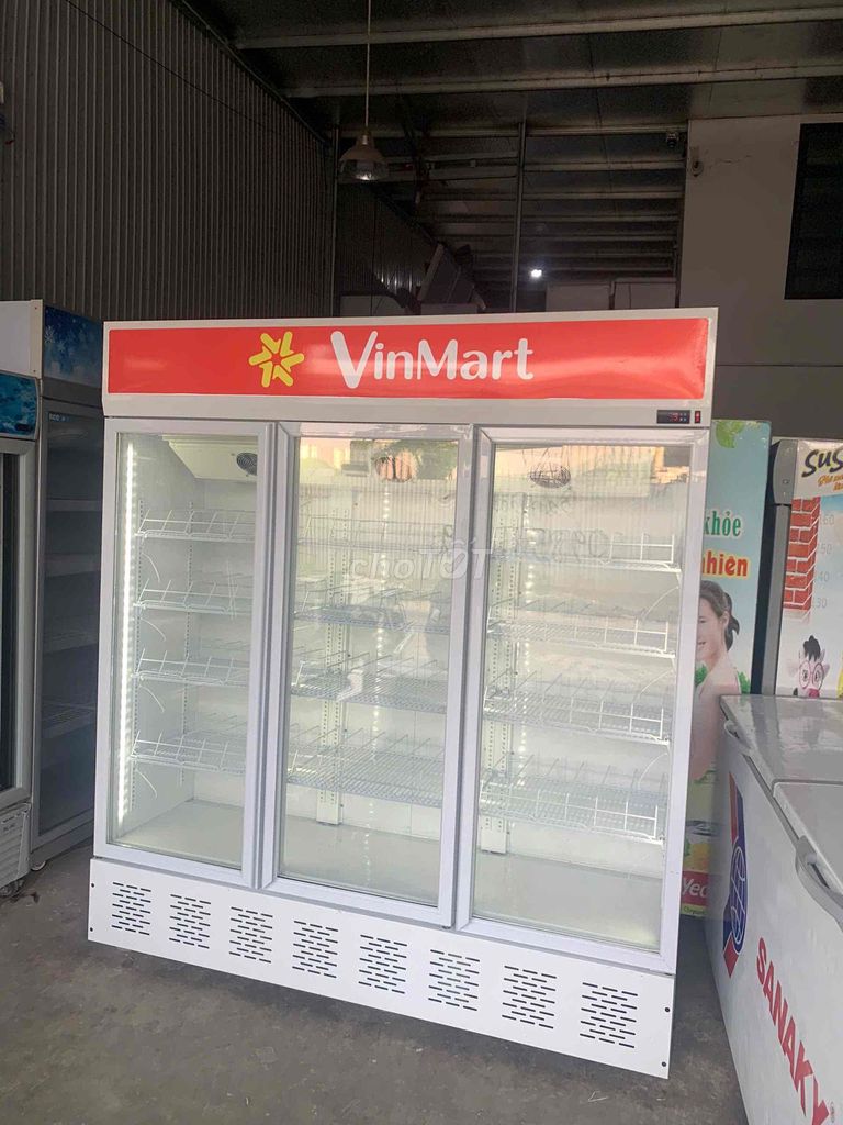 tủ mát 3 cánh kính trưng bày. Mua bán Tủ lạnh tại Quận Cầu Giấy Hà Nội được đăng bởi Kho Tủ Đông Tủ Mát Miền Bắc  hình 3