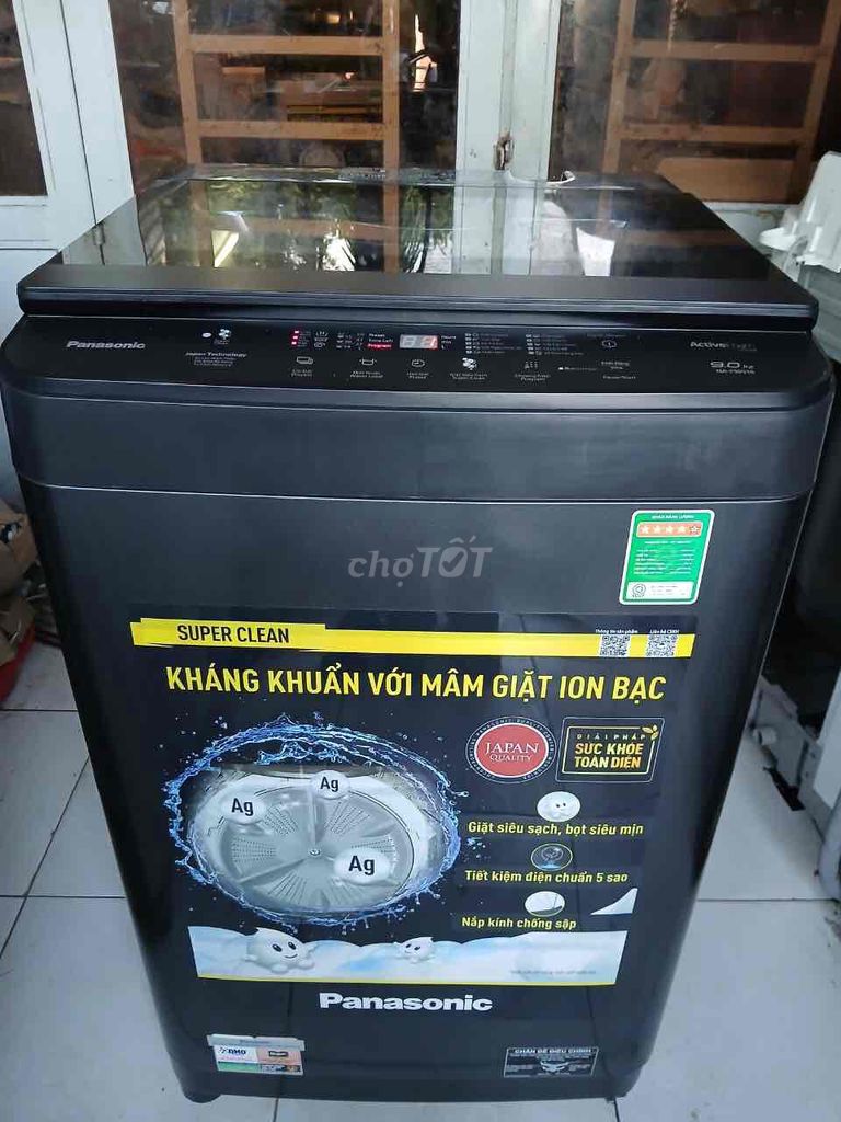 Máy giặt Panasonic 9kg, zin, mới 98%, đời cao