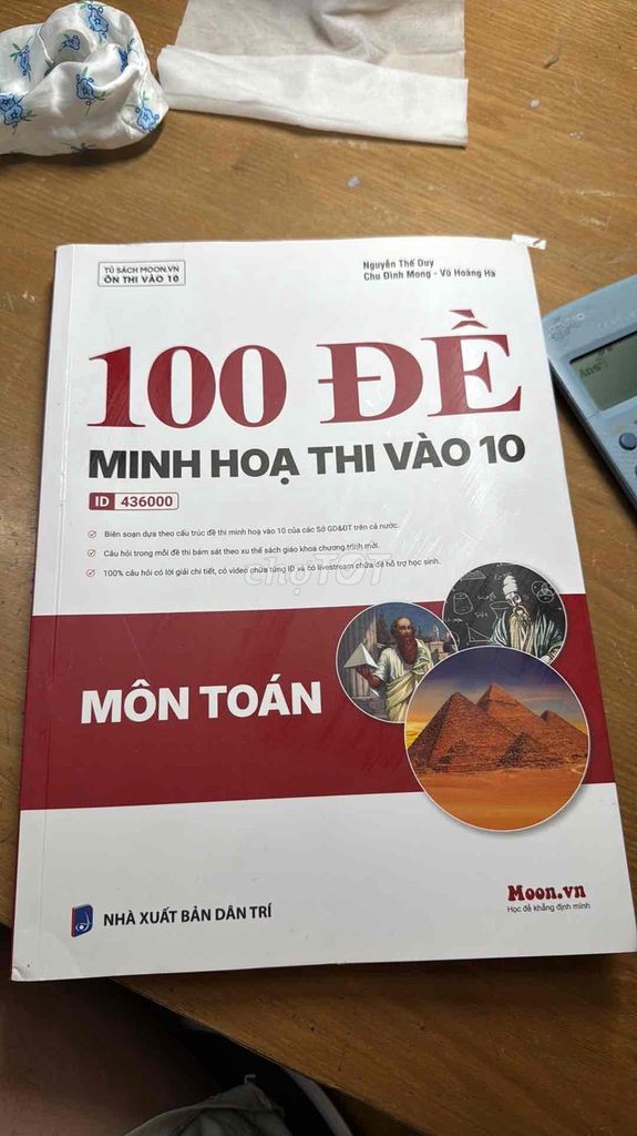 Sách ôn thi 100 Đề Minh Hoạ Toán. Mua bán Sách tại Quận Ngô Quyền Hải Phòng được đăng bởi Minh Phương hình 1