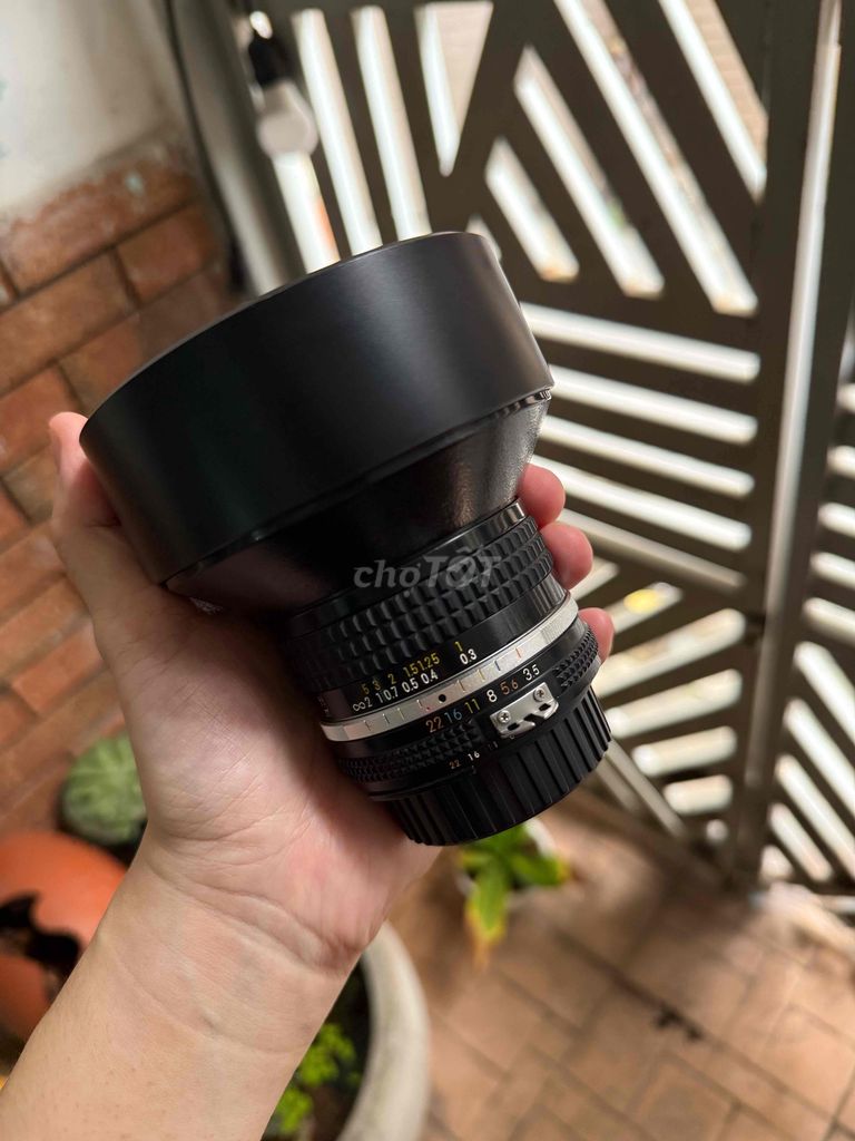 Nikon 15F3.5 AIS góc siêu rộng