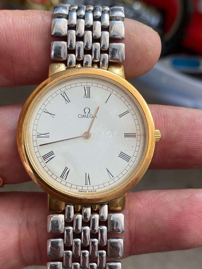 Đồng hồ Omega DeVille thép không gỉ vàng. Mua bán Đồng hồ tại Quận Cầu Giấy Hà Nội được đăng bởi Mai Hữu Hoàng hình 1