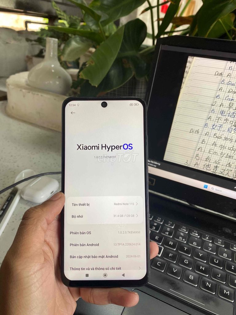 Xiaomi Redmi Note 11S 8+4/128GB. Mua bán Điện thoại tại Thành phố Thuận An Bình Dương được đăng bởi Huy SP hình 1