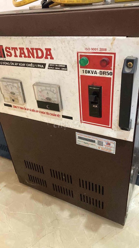 Ổn áp STANDA 10KVA-DR50 Nâu Trắng. Mua bán Nội thất, đồ gia dụng khác tại Huyện Thuỷ Nguyên Hải Phòng được đăng bởi Bùi thạo hình 1