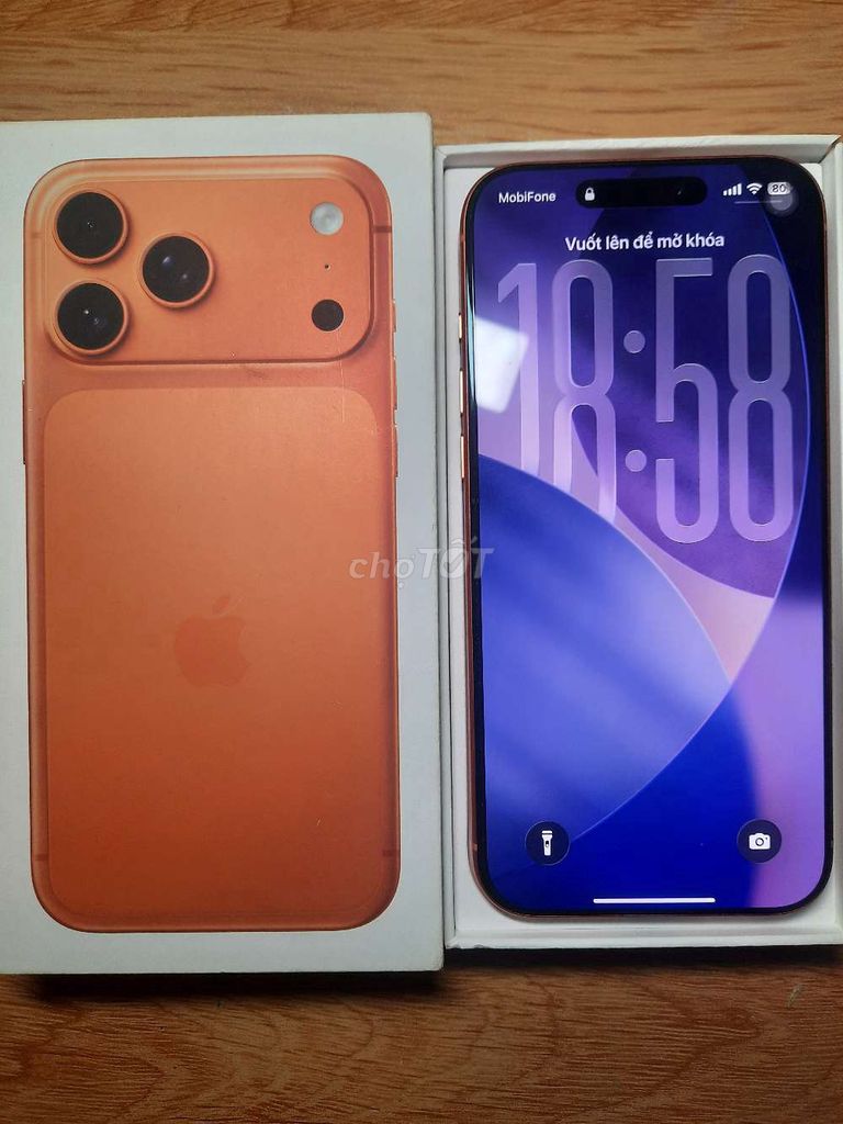 Apple iPhone 17 Pro Max 256GB Cam Mỹ 99% zin. Mua bán Điện thoại tại Quận 7 Tp Hồ Chí Minh được đăng bởi HƯƠNG hình 1