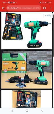 Máy khoan pin kazaki và bộ phụ kiện. Mua bán Đồ chuyên dụng, Giống nuôi trồng tại Quận Liên Chiểu Đà Nẵng được đăng bởi Điện Máy Quang Phát