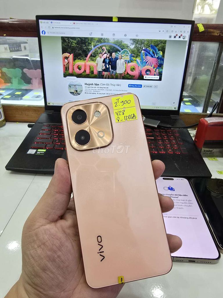 Vivo Y28 - 8/128GB. Mua bán Điện thoại tại Thành phố Long Xuyên An Giang được đăng bởi Facebook Cầm Đồ Thúy Vân hình 1