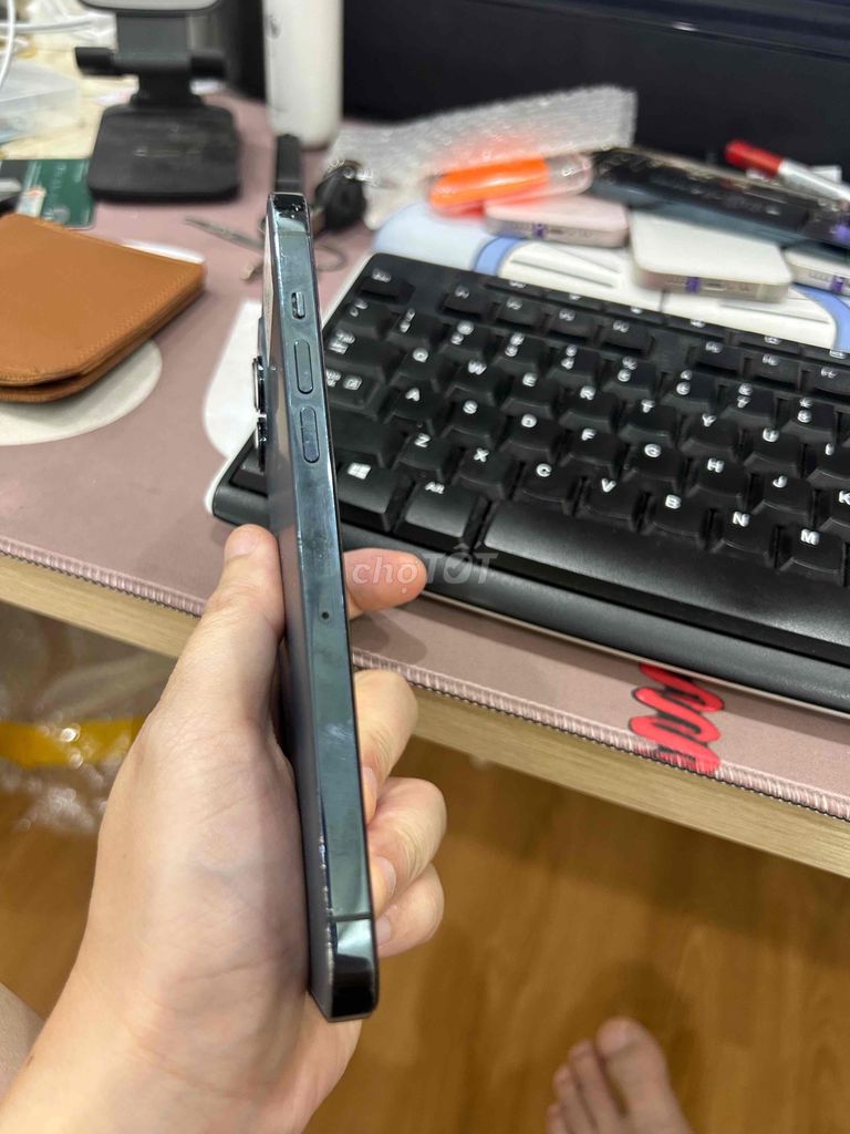 iPhone 12 ProMax 128G quốc tế màu xanh full cn. Mua bán Điện thoại tại Quận Ba Đình Hà Nội được đăng bởi Lâm mobile hình 3