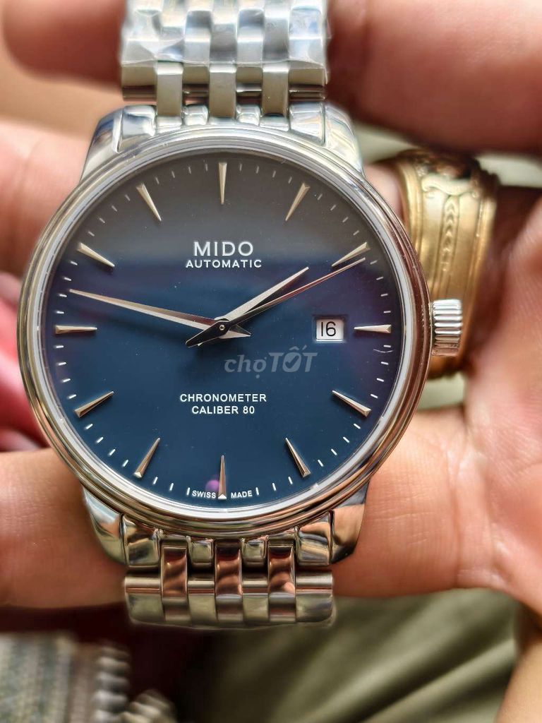 Mido 40mm Automatic Thép không gỉ Xanh. Mua bán Đồng hồ tại Quận 10 Tp Hồ Chí Minh được đăng bởi Bocaubien9x hình 1