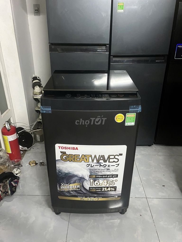 Máy giặt Toshiba cửa trên 8kg - Góp tư nhân. Mua bán Máy giặt tại Quận 12 Tp Hồ Chí Minh được đăng bởi Lê Khôi Điện Máy hình 1