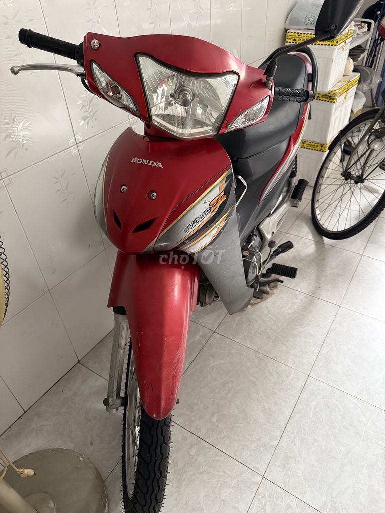 Honda Wave 100cc 2008 красно-серо-чёрный 82000 км