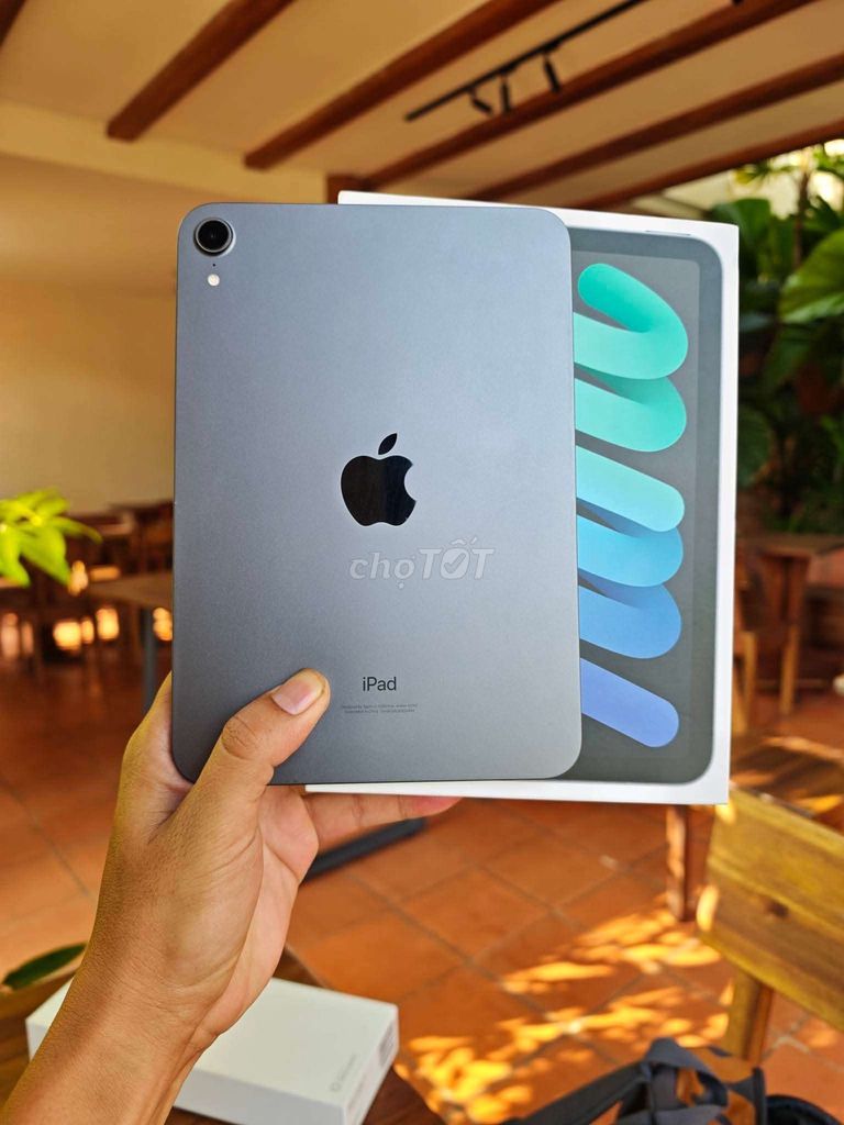 Apple iPad Mini 6 64GB Wifi xám đẹp 99% Fullbox. Mua bán Máy tính bảng tại Quận 6 Tp Hồ Chí Minh được đăng bởi Điện thoại chất mỗi ngày hình 1