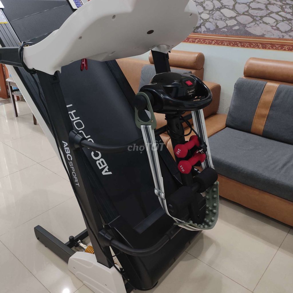 Máy chạy bộ Kingsport ABC F2 Đen, Trắng