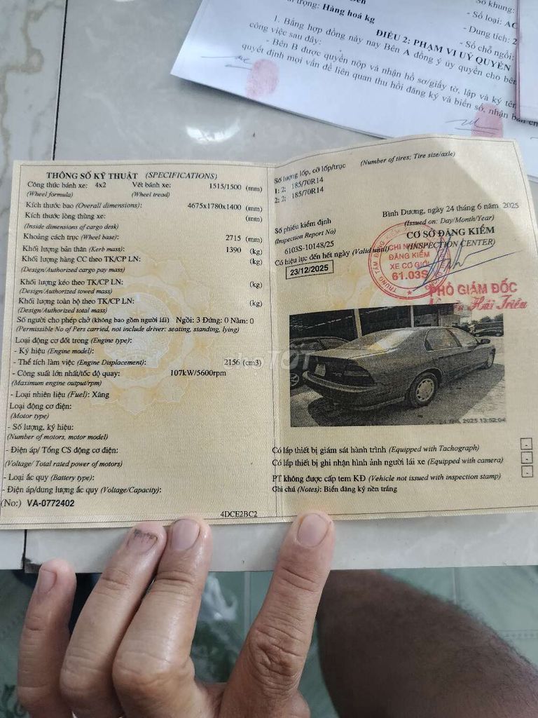 Honda accord 2.0 MT xe 9 chủ.. Mua bán Ô tô tại Thành phố Thủ Dầu Một Bình Dương được đăng bởi lê Linh  hình 5