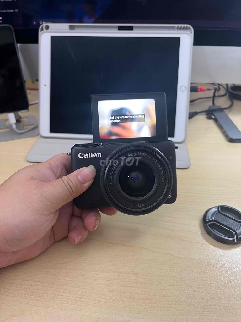 Máy ảnh Canon M10 Trắng hồng 15-45mm cảm ứng. Mua bán Máy ảnh, Máy quay tại Quận 12 Tp Hồ Chí Minh được đăng bởi Vũ hình 1