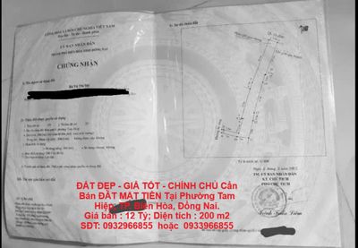 Cần Bán ĐẤT MẶT TIỀN Tại Phường Tam Hiệp, TP. Biên Hòa, Đồng Nai.. Mua bán đất tại Thành phố Biên Hòa Đồng Nai được đăng bởi Chính Chủ