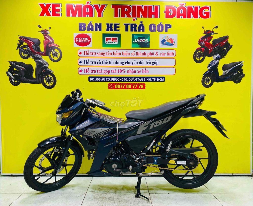 Suzuki Satria F150 hỗ trợ góp trả 30% nhận cavet. Mua bán Xe máy tại Quận Tân Bình Tp Hồ Chí Minh được đăng bởi XE MÁY TRỊNH ĐĂNG hình 1