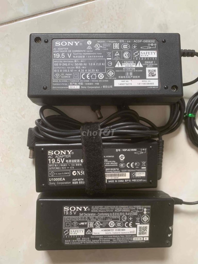 Cục nguồn SONY 19.5V cho TIVI, Laptop CHÍNH HÃNG. Mua bán Linh kiện (RAM, Card...) tại Quận 10 Tp Hồ Chí Minh được đăng bởi Bấm vào xem Số ĐT hình 1