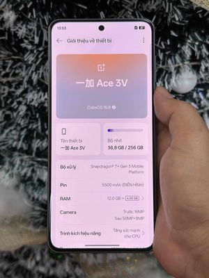 OnePlus Ace 3V - like new 99% fullbox. Mua bán Điện thoại tại Thành phố Thủ Đức Tp Hồ Chí Minh được đăng bởi Vĩnh An Mobile 44 Quang Trung