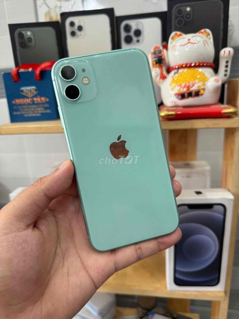 iPhone 11 128GB Xanh Đã qua sử dụng. Mua bán Điện thoại tại Thành phố Long Xuyên An Giang được đăng bởi Trí Minh hình 1