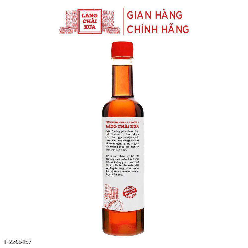 THÙNG 6 CHAI NƯỚC MẮM CHAY - LÀNG CHÀI XƯA