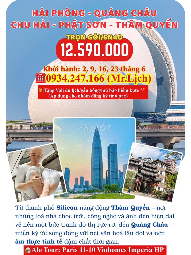 Dịch vụ du lịch Quảng Châu. Du lịch tại Quận Hồng Bàng Hải Phòng được đăng bởi Trần Trung Lịch hình 1