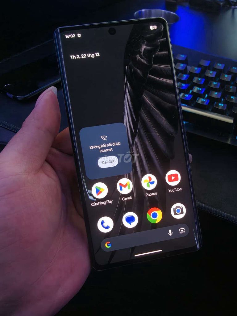 Google Pixel 7 Pro 128GB Đen. Mua bán Điện thoại tại Quận Hai Bà Trưng Hà Nội được đăng bởi Dzun The hình 1