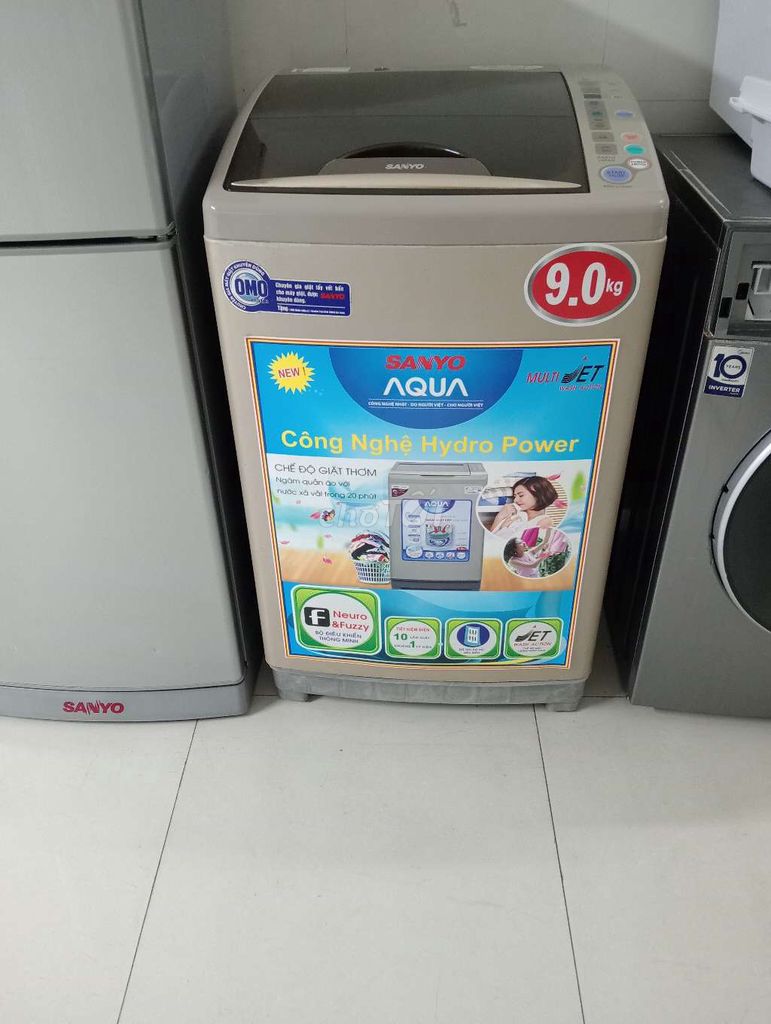 Máy giặt Sanyo 9.0kg cửa trên. Mua bán Máy giặt tại Quận Lê Chân Hải Phòng được đăng bởi Mai Hòa  hình 1