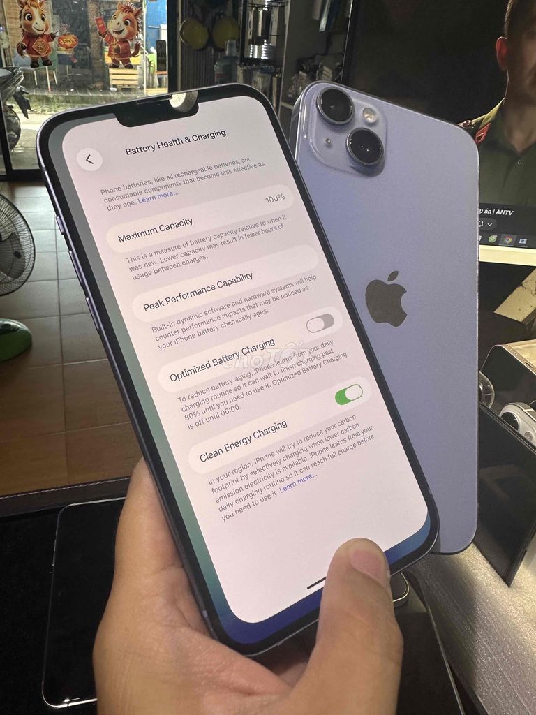 iPhone 14 Plus 128GB xanh zin full chức năng. Mua bán Điện thoại tại Thành phố Thủ Đức Tp Hồ Chí Minh được đăng bởi Minh Sang Store Góp Bao Nợ Xấu hình 1