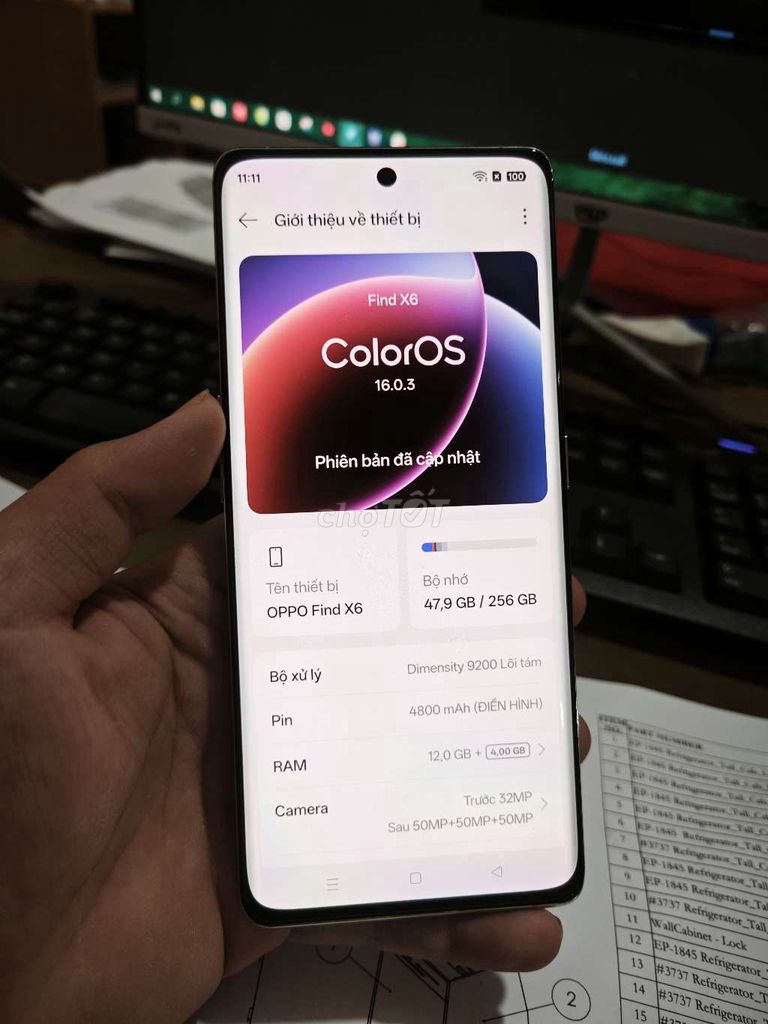 OPPO Find X6 256GB Vàng. Mua bán Điện thoại tại Quận Đống Đa Hà Nội được đăng bởi Quang Huy Phạm hình 1