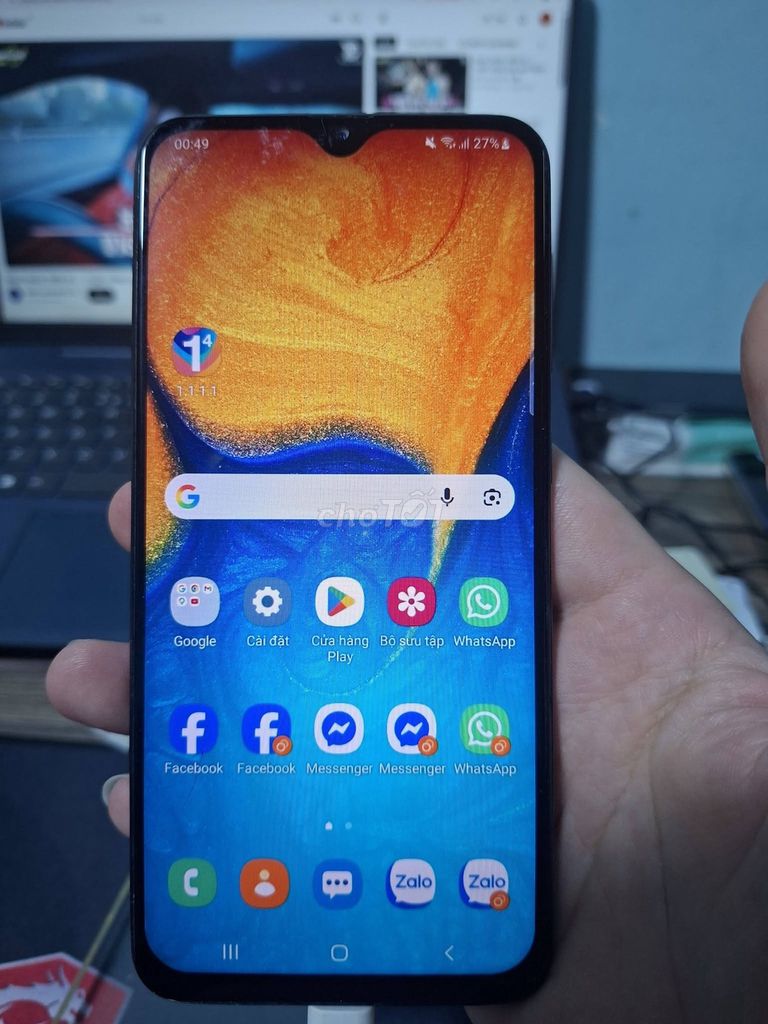 Samsung Galaxy A20 3GB/32GB Xanh Đen. Mua bán Điện thoại tại Quận 5 Tp Hồ Chí Minh được đăng bởi Hội Đồ Điện Tử hình 1