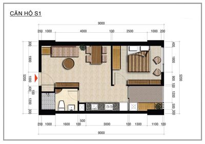 Rent · 1 bd · 45 м² · Thành phố Thủ Đức, ул. Nguyễn Thị Định