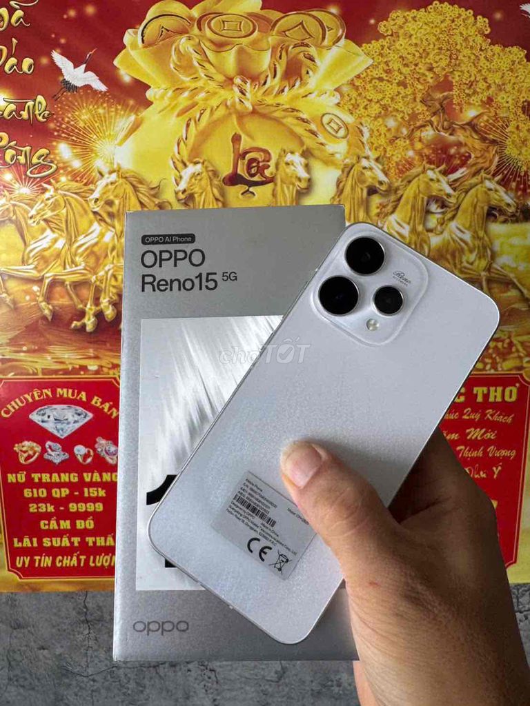 Oppo Reno 15 5G 256GB đẹp keng bảo hành dài. Mua bán Điện thoại tại Quận Ninh Kiều Cần Thơ được đăng bởi CẦM ĐỒ TRUNG HẬU   hình 1