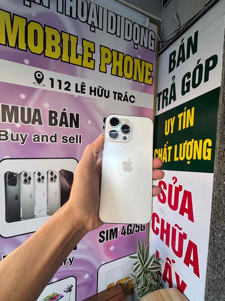 Apple iPhone 14 Pro Max 128GB Trắng. Mua bán Điện thoại tại Quận Sơn Trà Đà Nẵng được đăng bởi Diễm Diễm hình 1