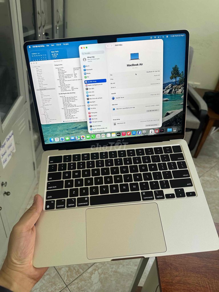Apple MacBook Air M2 8GB/256GB. Mua bán Laptop tại Quận Cầu Giấy Hà Nội được đăng bởi Minh Khuê hình 1