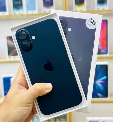 🍎16 PLUS BLACK 128GB VN/A ĐẸP99% FULBOX P100% 7/20