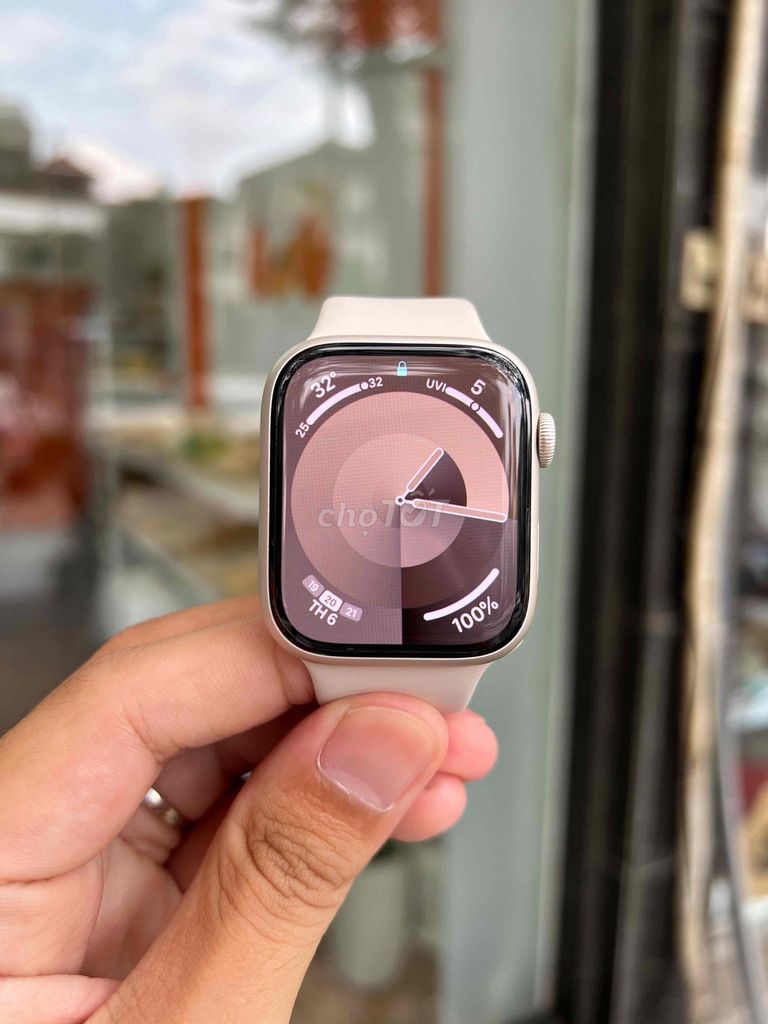 🍎 Apple Watch Series 7 45mm Starlight Đẹp 99.99%