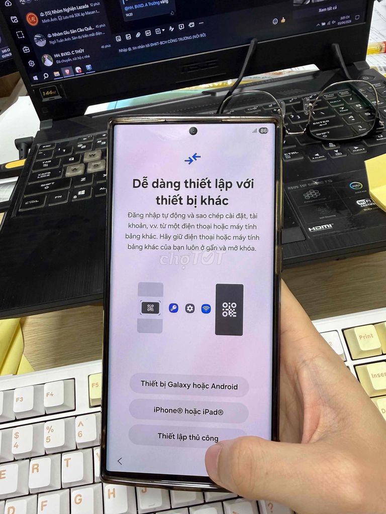Samsung Galaxy S22 Ultra Đen. Mua bán Điện thoại tại Quận Hà Đông Hà Nội được đăng bởi Hoài Thanh Nguyễn hình 1