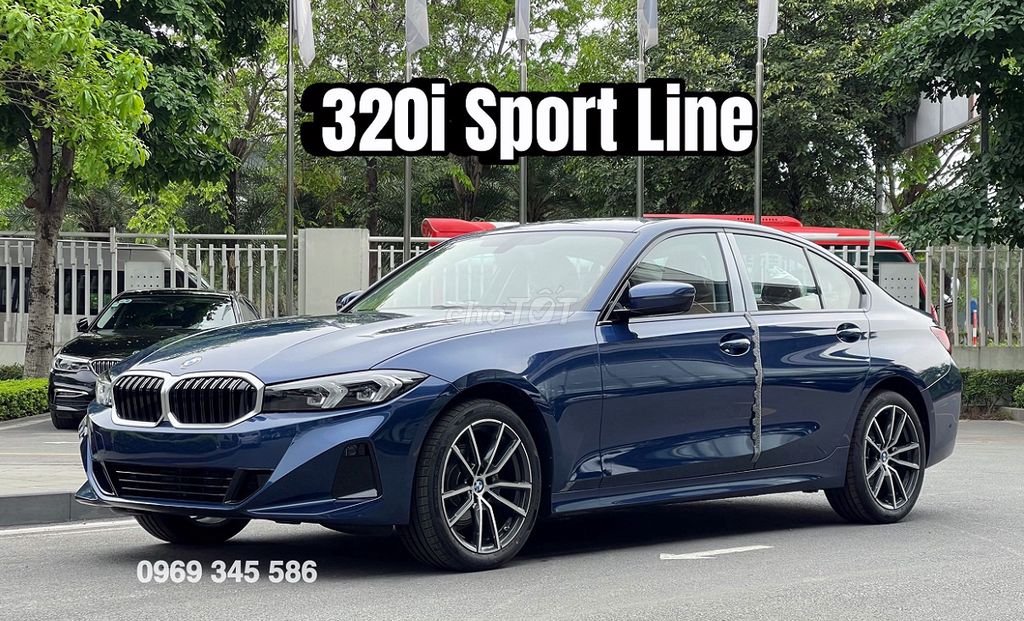 Спортивная линия BMW 3 серии 320i 2025 зеленая