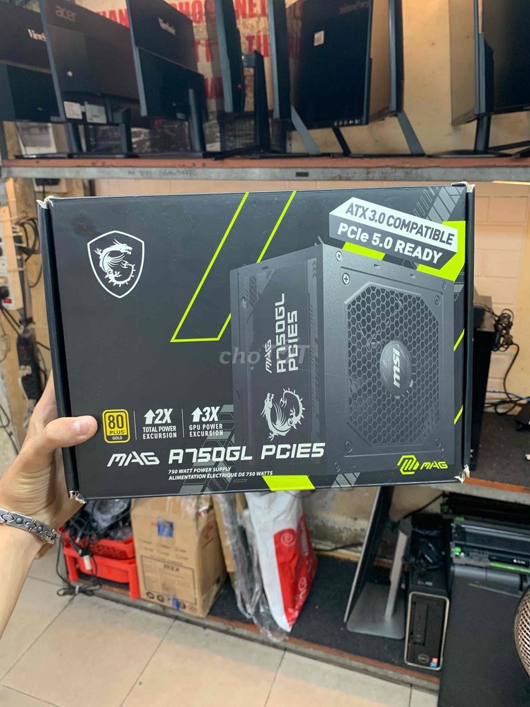Nguồn máy tính MSI MAG A750GL PCIE5 Đen 750W. Mua bán Linh kiện (RAM, Card...) tại Quận Phú Nhuận Tp Hồ Chí Minh được đăng bởi tiến tài 770 nguyễn kiệm p4 quận phú nhuận hình 1