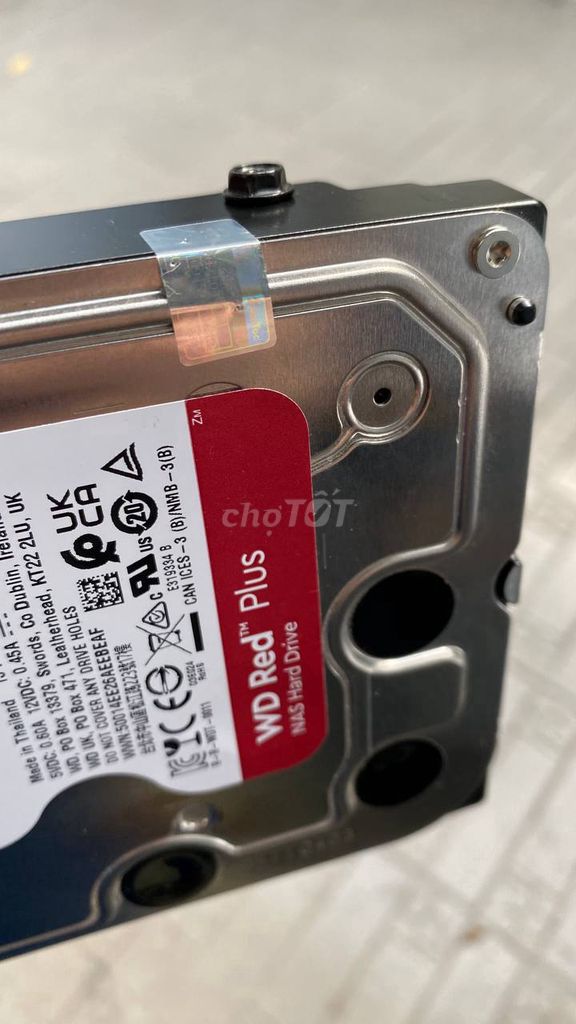 HDD WD Red Plus 2TB, như mới, còn bảo hành 2026