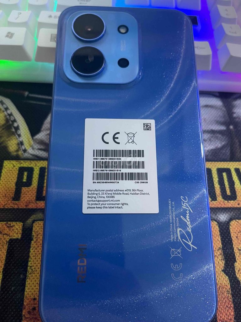 Xiaomi Redmi 15C 8GB/256GB Xanh. Mua bán Điện thoại tại Thị xã Tân Uyên Bình Dương được đăng bởi Duy hình 1