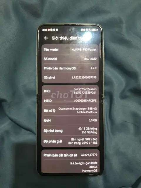 Huawei P50 Pocket 256GB Trắng. Mua bán Điện thoại tại Quận Bình Tân Tp Hồ Chí Minh được đăng bởi khoa nguyen hình 1