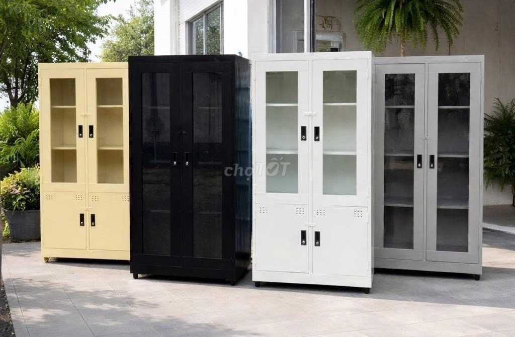 Tủ kính văn phòng - Tủ hồ sơ văn phòng -. Mua bán Tủ, kệ gia đình tại Huyện Nhà Bè Tp Hồ Chí Minh được đăng bởi Tổng Kho Nội Thất Sài Gòn hình 1