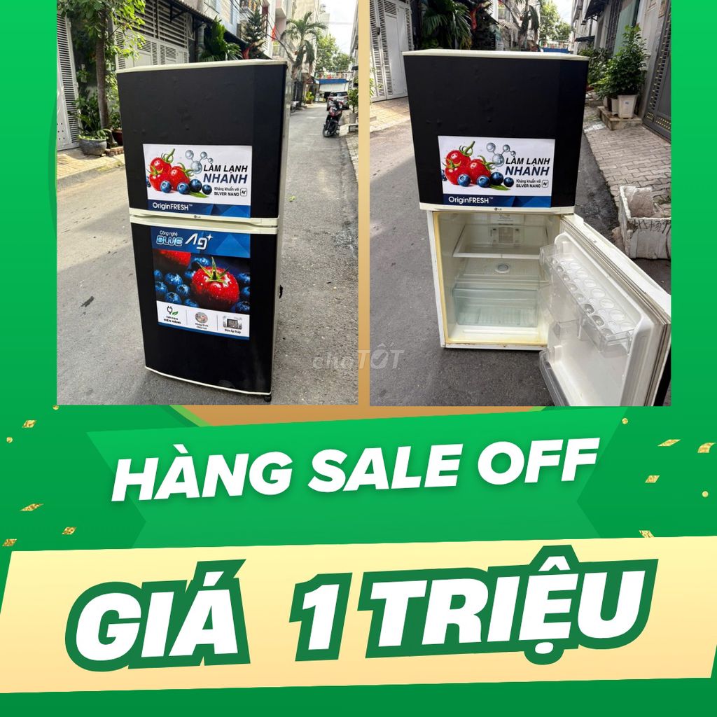 🧧 XẢ KHO: LG 160L KHÔNG ĐÓNG TUYẾT = 1 TRIỆU 🧧. Mua bán Tủ lạnh tại Quận Tân Phú Tp Hồ Chí Minh được đăng bởi Nam Tiến  hình 1