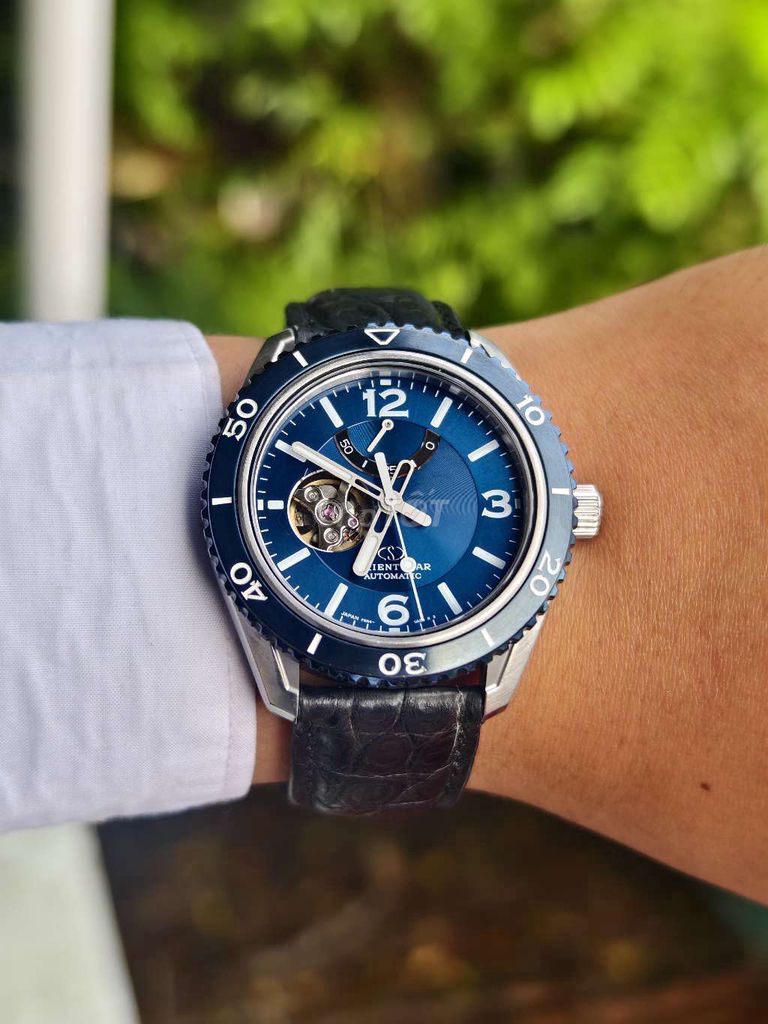 Orient Star RE-AT0108L00B Nam Xanh Kính Sapphire. Mua bán Đồng hồ tại Quận Nam Từ Liêm Hà Nội được đăng bởi Ngọc Lãm hình 1
