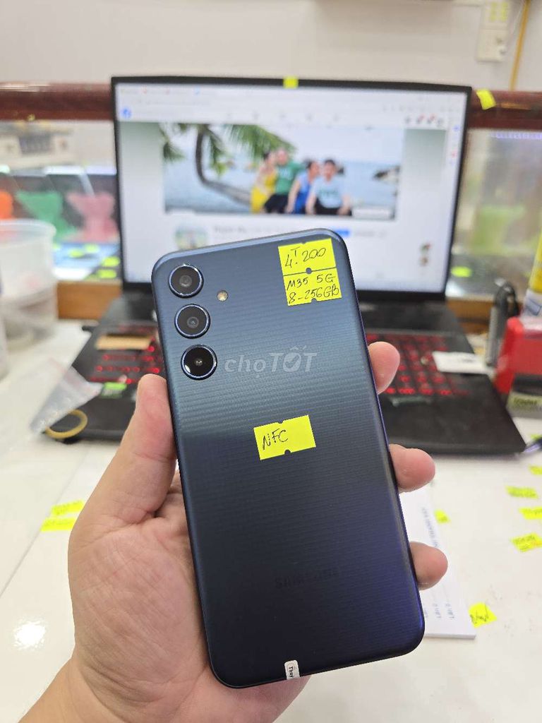 Samsung M35 5G - 256GB. Mua bán Điện thoại tại Thành phố Long Xuyên An Giang được đăng bởi Facebook Cầm Đồ Thúy Vân hình 1